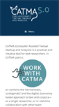 Mobile Screenshot of catma.de
